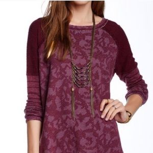 Free People Bed of Roses Raglan Pullover